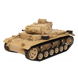 Amewi Tank Télécommandé TauchPanzer III Son et Fumée RC 2.4 Ghz 1/16 ème