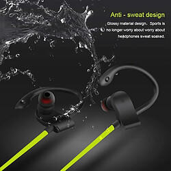 GUPBOO Écouteurs intra-auriculaires Bluetooth 4.2 améliorés écouteurs Super Bass écouteurs intra-auriculaires anti-transpiration casque de sport avec micro pour Re pas cher