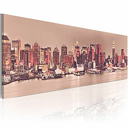 Paris Prix Tableau Imprimé New York City of Light 40 x 120 cm