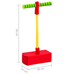 vidaXL Bâton sauteur pour enfants 50 cm pas cher