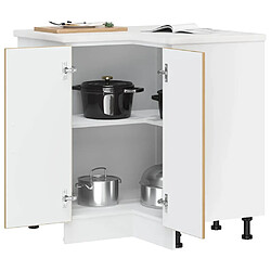 Avis vidaXL Armoire d'angle de cuisine Kalmar chêne artisanal