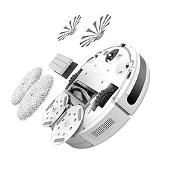 Bissell Brosses latérales rotatives pour Spinwave Robot