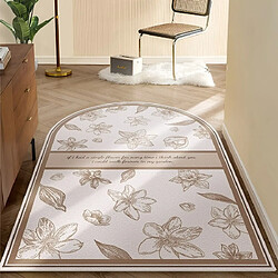 LUUCOZK Tapis de porte d'entrée antidérapants pour entrée intérieure - Motif vertical 1-60x90cm