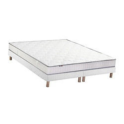 Idliterie Ensemble Matelas 100% latex 3 zones PURE + Sommier - Fabriqué en France