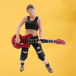 Acheter 1/64 Mini Petit Chanteur Personnes Construisant Un Modèle De Paysage De Table De Sable Pour Matchbox Femmes Noir A