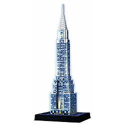 Avis Ravensburger chrysler Building Night Edition Puzzle 3D 216 piAces pour enfants et adultes - La technologie Easy click signifie que les piAces semboAtent parfaitement