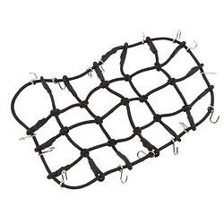 Filet à bagage élastique avec crochet pour voiture 1/8 1/10 RC noire pas cher