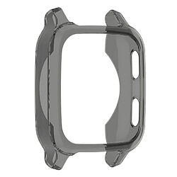 Coque en TPU anti-chocs pour votre Garmin Venu Sq/Venu Sq Music/Venu Sq 2/Venu Sq 2 Music - transparent noir