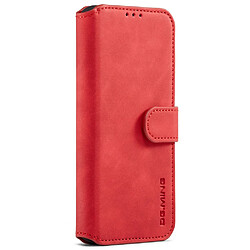 Etui en PU DG.MING style rétro avec support rouge pour votre Samsung Galaxy A53 5G