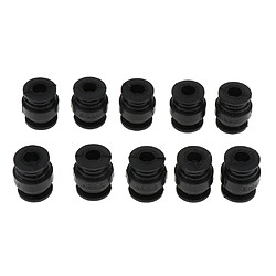 10pcs PTZ AV balles amortisseur en caoutchouc anti-vibrations pour FPV RC Quadcopter noir