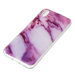 Avis Wewoo Coque Étui de protection en TPU souple pour Motif dessin coloré IMD Huawei Y5 2019 marbre violet