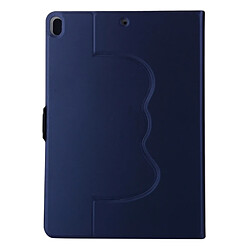 Wewoo Coque Étui en cuir à rabat horizontal couleur solide avec force de rotation 360 degrés pour iPad Pro 10.5 pouces (bleu saphir)