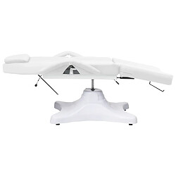 Avis vidaXL Table de massage Blanc 180x62x(86,5-118) cm