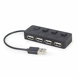 Hub USB GEMBIRD UHB-U2P4-05 Noir