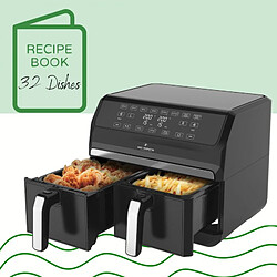 Friteuse XXL sans huile avec écran tactile LED 8en1 1700W 8L Just Perfecto JL-09