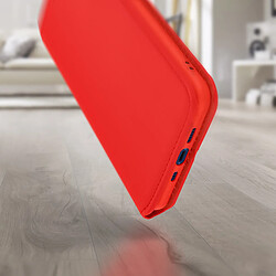 Avizar Housse Folio iPhone 12 Pro Max Portefeuille Fonction Support Vidéo rouge pas cher