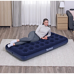 Matelas de Camping Gonflable Bestway Horizon Individuel 188x99x22 cm Supporte jusqu'à 150 Kg Couleur Bleu