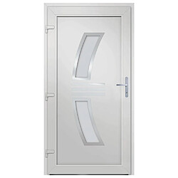 Acheter vidaXL Porte d'entrée Blanc 88x200 cm PVC