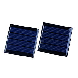 Avis Panneau solaire polycristallin de 2pieces 5.5v / 2v 60ma pour le modèle d'avion diy 2v