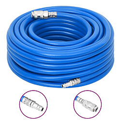 vidaXL Tuyau d'air bleu 0,7" 20 m PVC