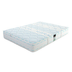 LUXURY LITERIE Matelas 180x200 cm, Powerlux, 24cm, mousse mémoire de forme, ferme, indépendance du couchage, face été/hiver