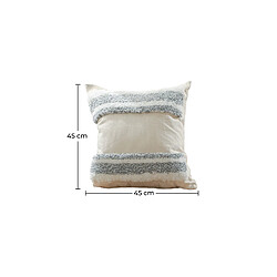 Acheter ICONIK INTERIOR Coussin de style boho Bali - Housse et Rembourrage inclus - Kalinda Gris