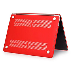 Wewoo Housse Étui rouge pour 2016 MacBook Pro 13,3 pouces sans barre tactile A1708 2 en 1 Coque de protection en plastique dur givré + Version Europe Ultra-mince TPU Protecteur de clavier pas cher