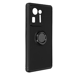 Avizar Coque Xiaomi Mix 4 Silicone Souple Bague Support Vidéo Métallique Noir