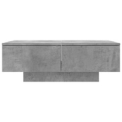 Acheter Maison Chic Table basse,Table Console Table d'appoint, Table pour salon Gris béton 90x60x31 cm Aggloméré -MN90271