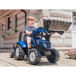 Falk / Falquet Tractopelle enfant New Holland avec remorque 3 à 7 ans - Falk