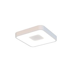 Inspired Plafonnier Carré 56W LED Avec Télécommande 2700K-5000K, 2500lm, Blanc, 3 ans de Garantie