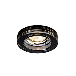 Inspired Downlight encastré avec jante ronde profonde uniquement noir, nécessite 100035310 pour compléter l'article