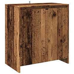 vidaXL Buffet vieux bois 70x41x75 cm bois d'ingénierie