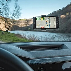 PNY Support Voiture Ajustable sur Pare-brise pour Smartphone à Rotation 360° Noir pas cher