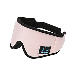 Musique sans fil Eye Sleep Mask Bluetooth 5.0 casque Appel Shading et respirante 3D Eye Sleep Mask-Rose