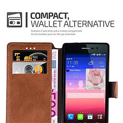 Acheter Cadorabo Coque Huawei ASCEND P7 Etui en Brun