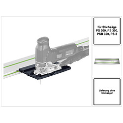 Festool FS-PS/PSB 300 Butée de guidage + Rail de guidage 800 mm pour scie sauteuse PS 200, PS 300, PSB 300, PS 2 (490031) (491499)