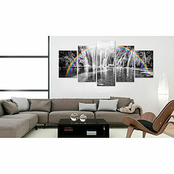 Paris Prix Tableau Imprimé Rainbow on Grays 100 x 200 cm