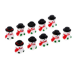 Avis noël décorations bonhomme de neige poupée mini résine bonhomme de neige ornements gants verts