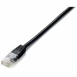 Câble réseau équiper Utp Cat.5E Rj45 1M noir