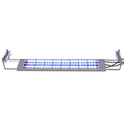 vidaXL Lampe à LED pour aquarium 50-60 cm aluminium IP67