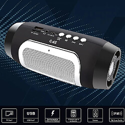 Avis Universal Les haut-parleurs Bluetooth du haut-parleur Bluetooth YYH-RADO-RADIO TF USB Music Player Free Callers (noir)