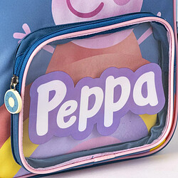 Cartable Peppa Pig Bleu 25 x 30 x 12 cm pas cher