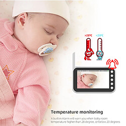 Universal Moniteur pour bébés 4.5 sur écran à cristaux liquides moniteur haute définition avec caméra électronique machine de santé radio vidéo surveillance de la température bébé pleurant