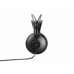 Monoprice - 116150 Casque rétro Moderne avec Coussinets Ultra-Confortables Parfait pour Les appareils Mobiles, HiFi, et la Production Audio/vidéo Noir pas cher