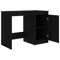 Acheter Maison Chic Bureau,Table de travail pour chambre Noir 100x50x76 cm Aggloméré -GKD47463