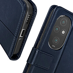 Acheter Avizar Etui Clapet pour Honor 200 Pro Portefeuille Support Vidéo Bleu Nuit