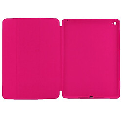 Acheter Wewoo Smart Cover Housse en cuir intelligente à traitement naturel triple avec fonction veille / réveil & support pour iPad Air 2 Magenta