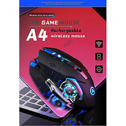 Acheter Universal Mouse de joueur sans fil de 6 touches professionnelles (étoile)