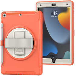 Coque en TPU antichoc avec béquille Corail vivant pour votre iPad 10.2 (2021)/(2020)/(2019)